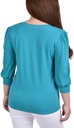 Blusa tachonada del frente