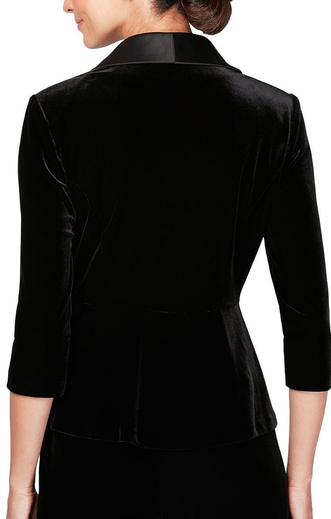Blusa de terciopelo peplum