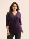 Blusa con bordado de Patchwork