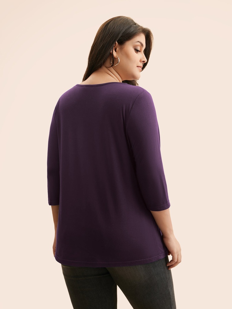 Blusa con bordado de Patchwork