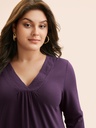 Blusa con bordado de Patchwork
