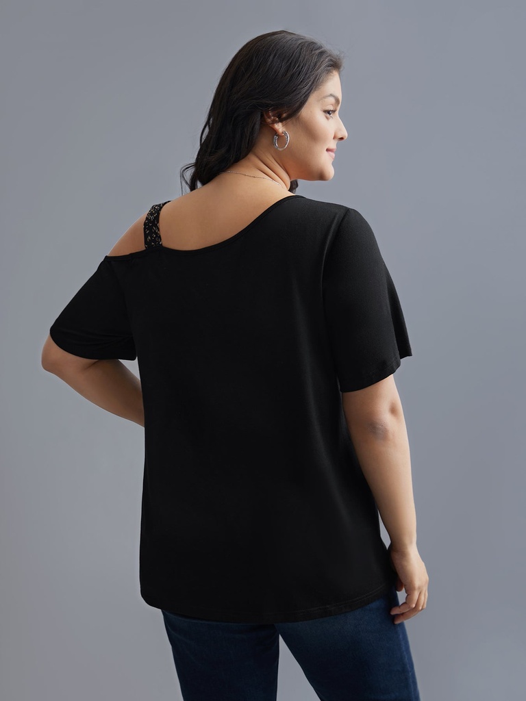 Blusa de un hombro descubierto