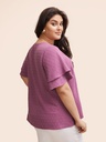 Blusa de lunares con escote en V