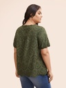 Blusa con bordado inglés Army