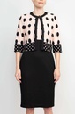 Vestido con chaqueta polka