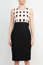 Vestido con chaqueta polka
