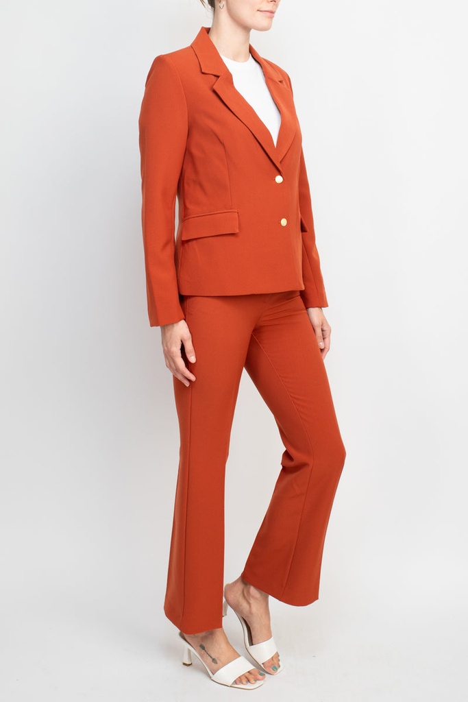Traje de chaqueta larga y pantalón