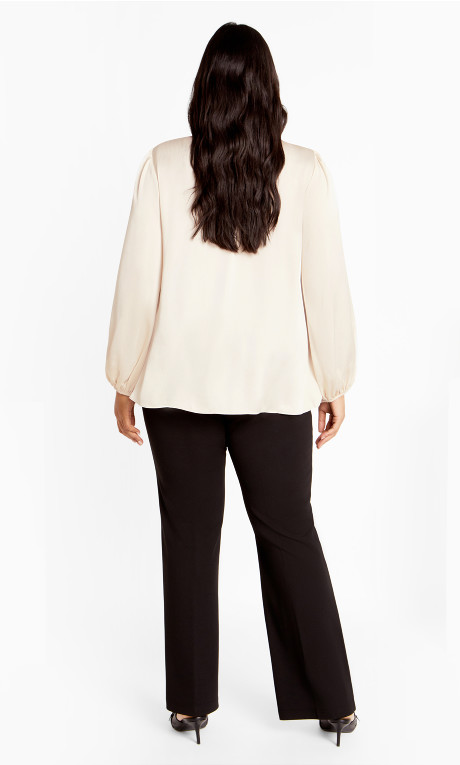 Blusa con mangas abullonadas Linny