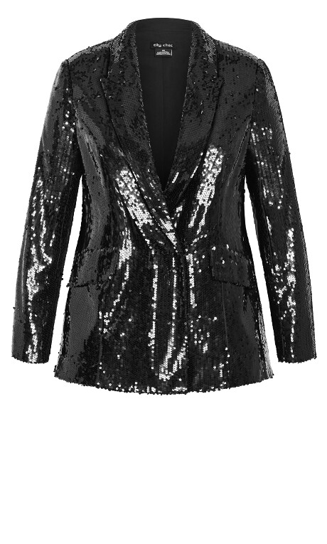 Chaqueta de lentejuelas Equinox Pearl