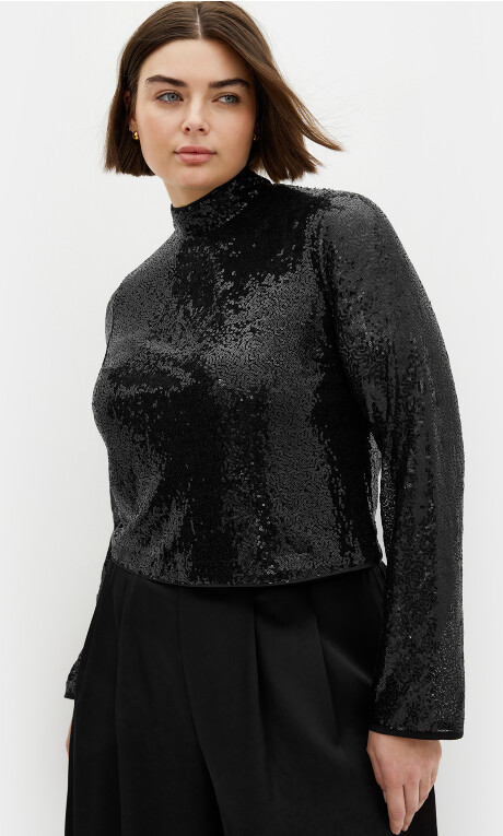 Blusa con mangas abullonadas Linny