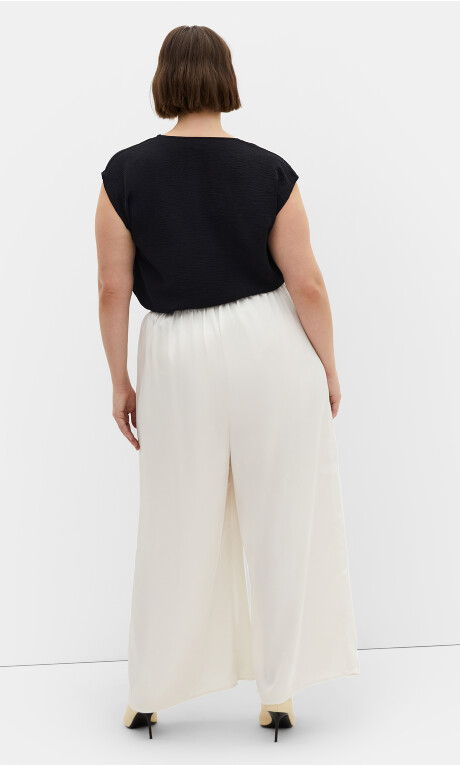 Pantalón palazzo de satén