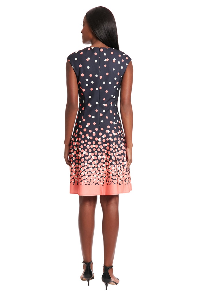 Vestido fit and flare Connie