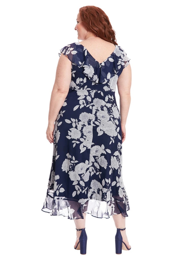 Vestido maxi floral Alessandra