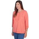 Blusa bordada con flores bohemias