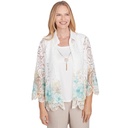 Blusa bordada con flores bohemias