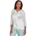 Blusa bordada con flores bohemias