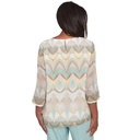 Blusa bordada con flores bohemias