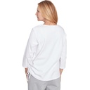 Blusa con medallón geométrico