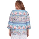 Blusa con bordado floral