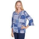 Blusa bordada con flores bohemias