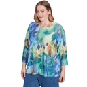 Blusa bordada con flores bohemias