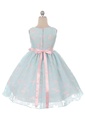 Vestido con desgaste de mariposas