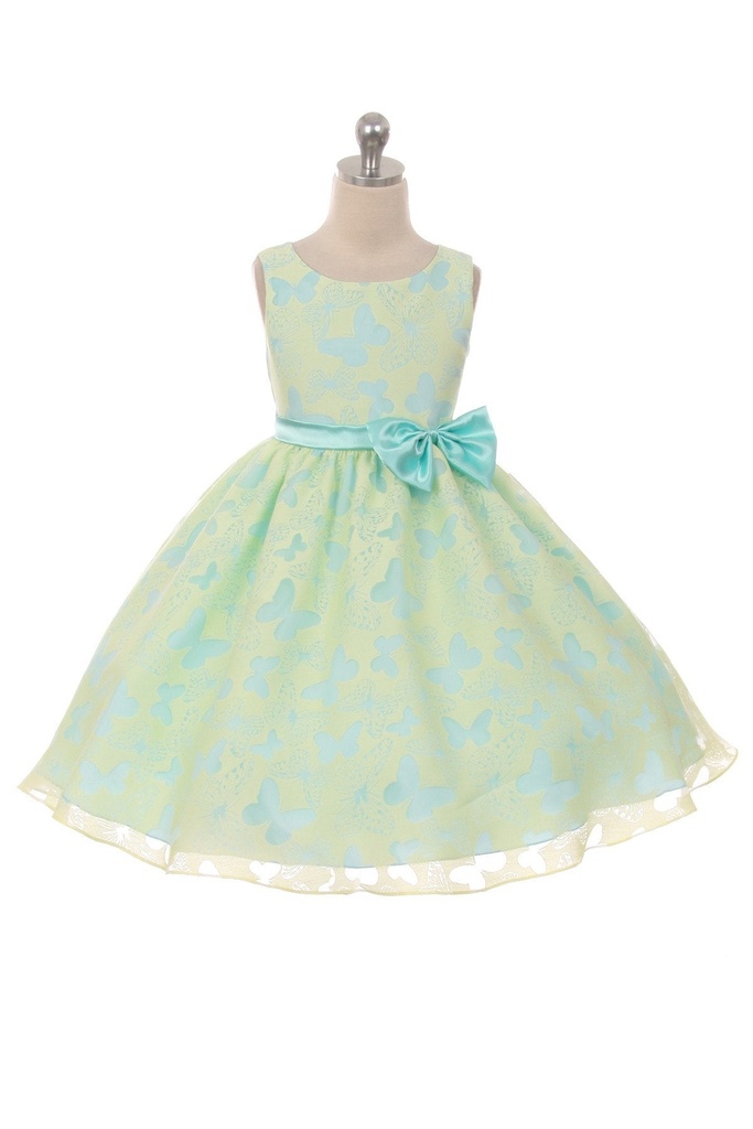 Vestido de satén plisado con cinturón
