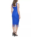 Vestido halter de jacquard