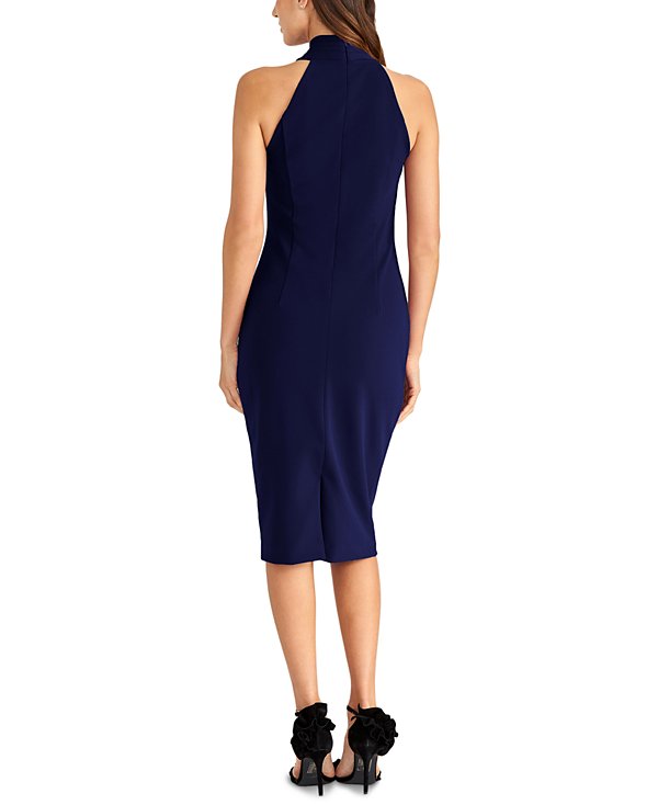 Vestido halter Harland texturizado