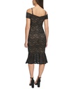 Vestido formal con capa asimetrica