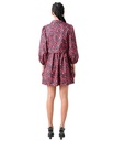 Vestido floral de manga 3/4