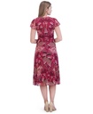 Vestido floral de manga 3/4