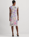 Vestido de crepé floral