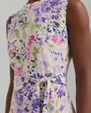 Vestido de crepé floral