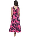 Vestido Maxi con estampado retro