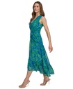 Vestido Maxi con estampado retro