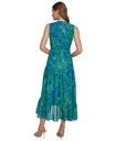 Vestido Maxi con estampado retro