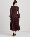Vestido Maxi con estampado retro