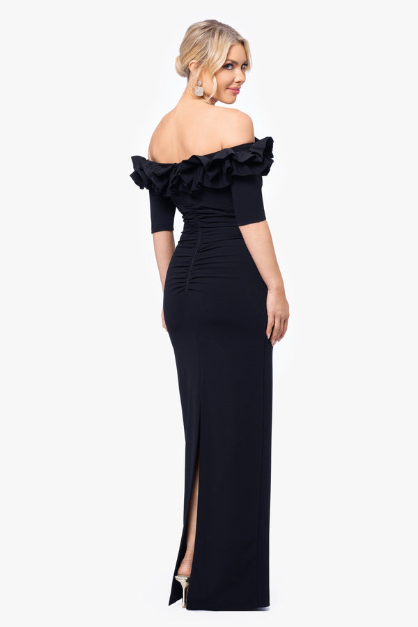 Vestido de hombros descubiertos