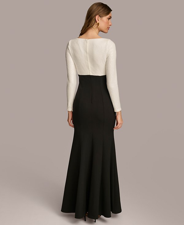 Vestido adornado con brillantina