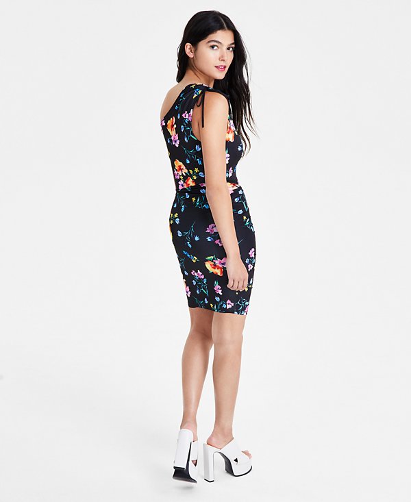 Vestido con estampado de medianoche