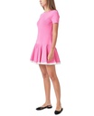 Vestido de cintura baja con falda plisada