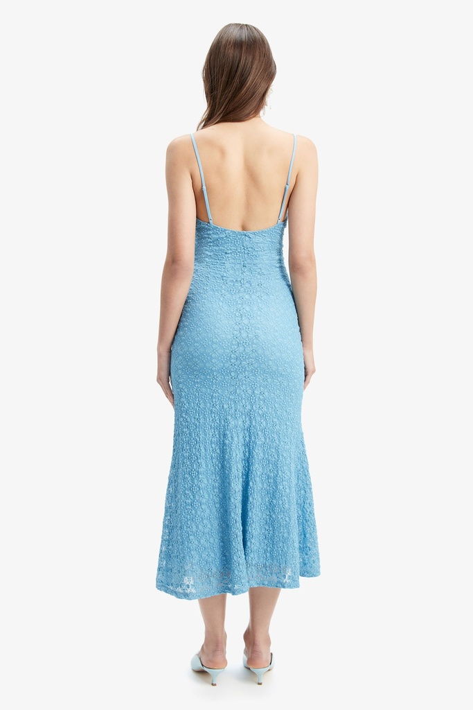 Vestido midi de encaje  Adoni