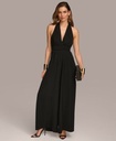 Enterizo de pierna ancha con cuello halter