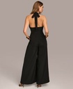 Enterizo de pierna ancha con cuello halter