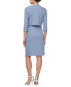 Vestido con chaqueta brillantes