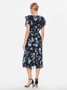 Vestido floral de manga 3/4