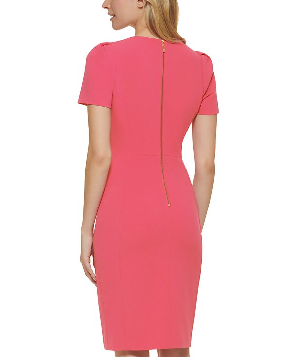 Vestido tubo de manga corta