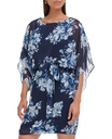 Vestido blusón con estampado floral