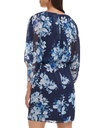 Vestido blusón con estampado floral